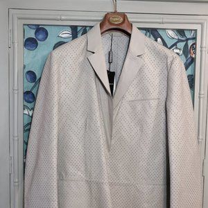 AMAZING Emporio Armani Laser Cut Lambskin Leather